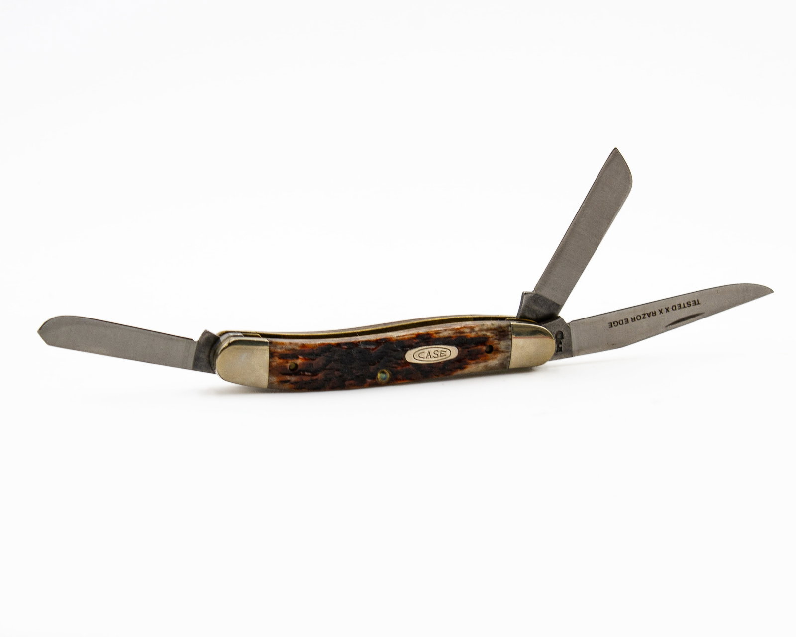 Case 3-Blade PKT 6318SHSPSSP Knife Like New Condition: Case 3-Blade PKT 6318SHSPSSP Knife Like New Condition