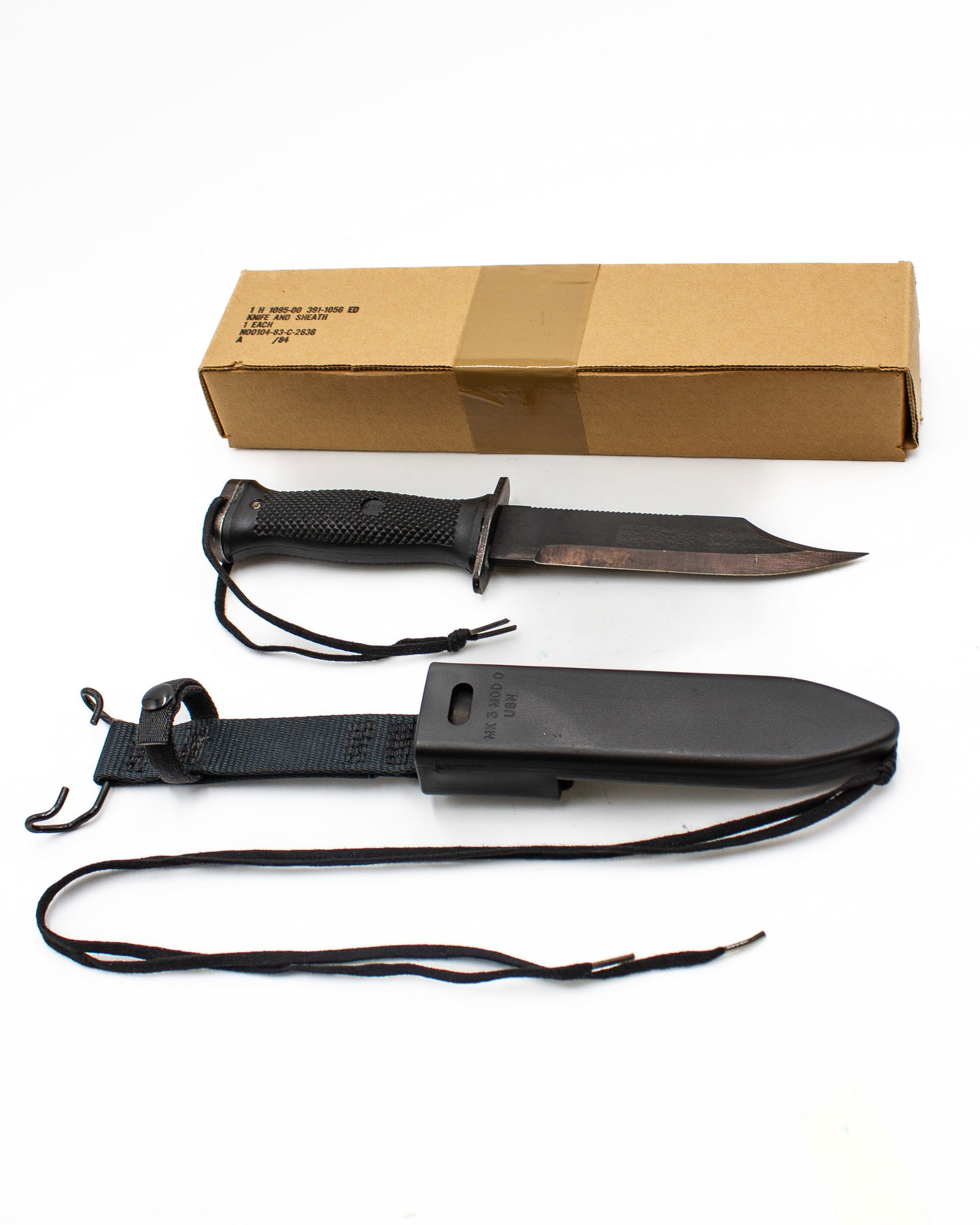 United States Navy 2V376 Mk3 Mod 0 With Sheath Like New Condition (1 of 12)