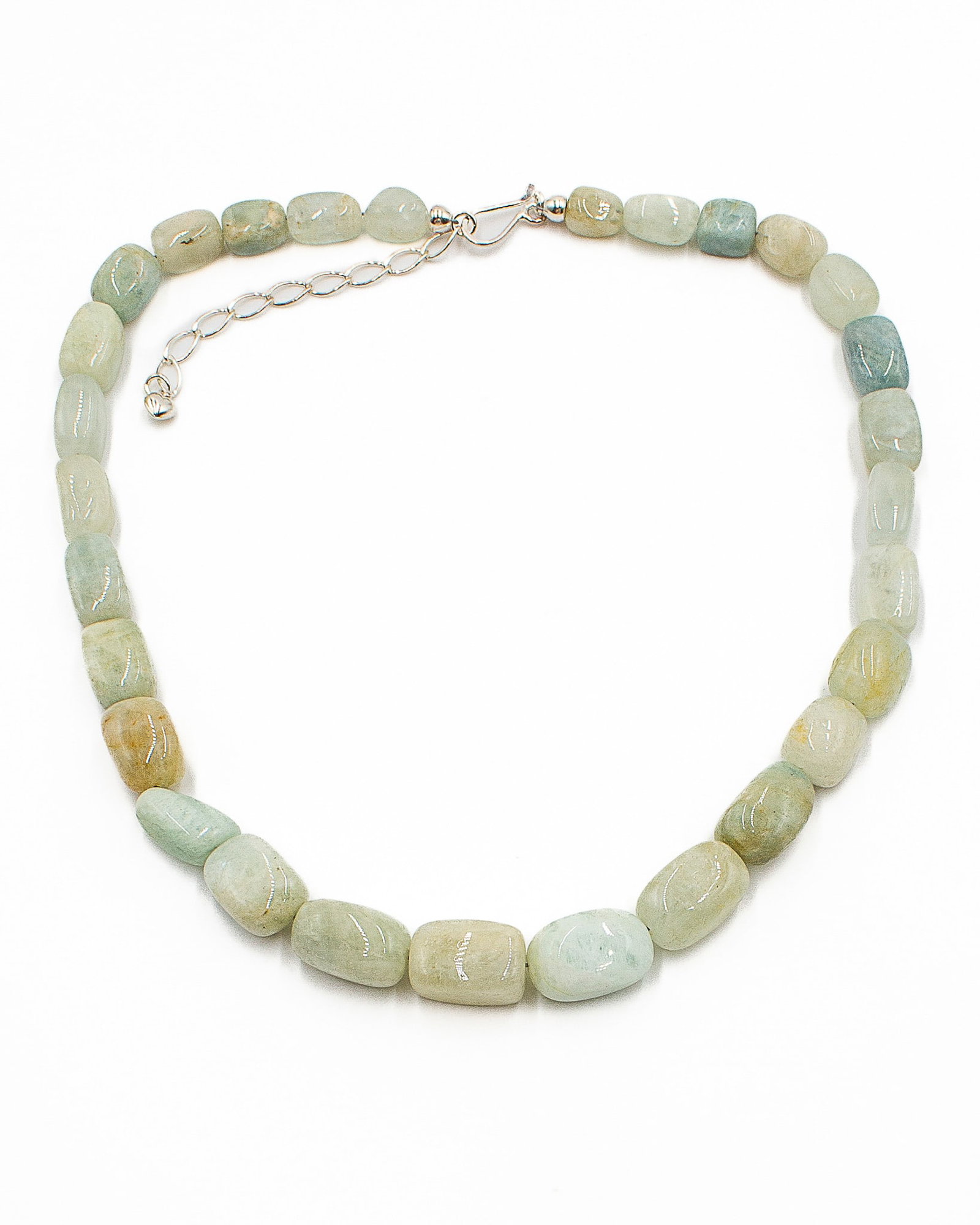 Jay King Mine Finds Amazonite Graduated Sterling Necklace: Jay King Mine Finds Amazonite Graduated Sterling Necklace 96.4g