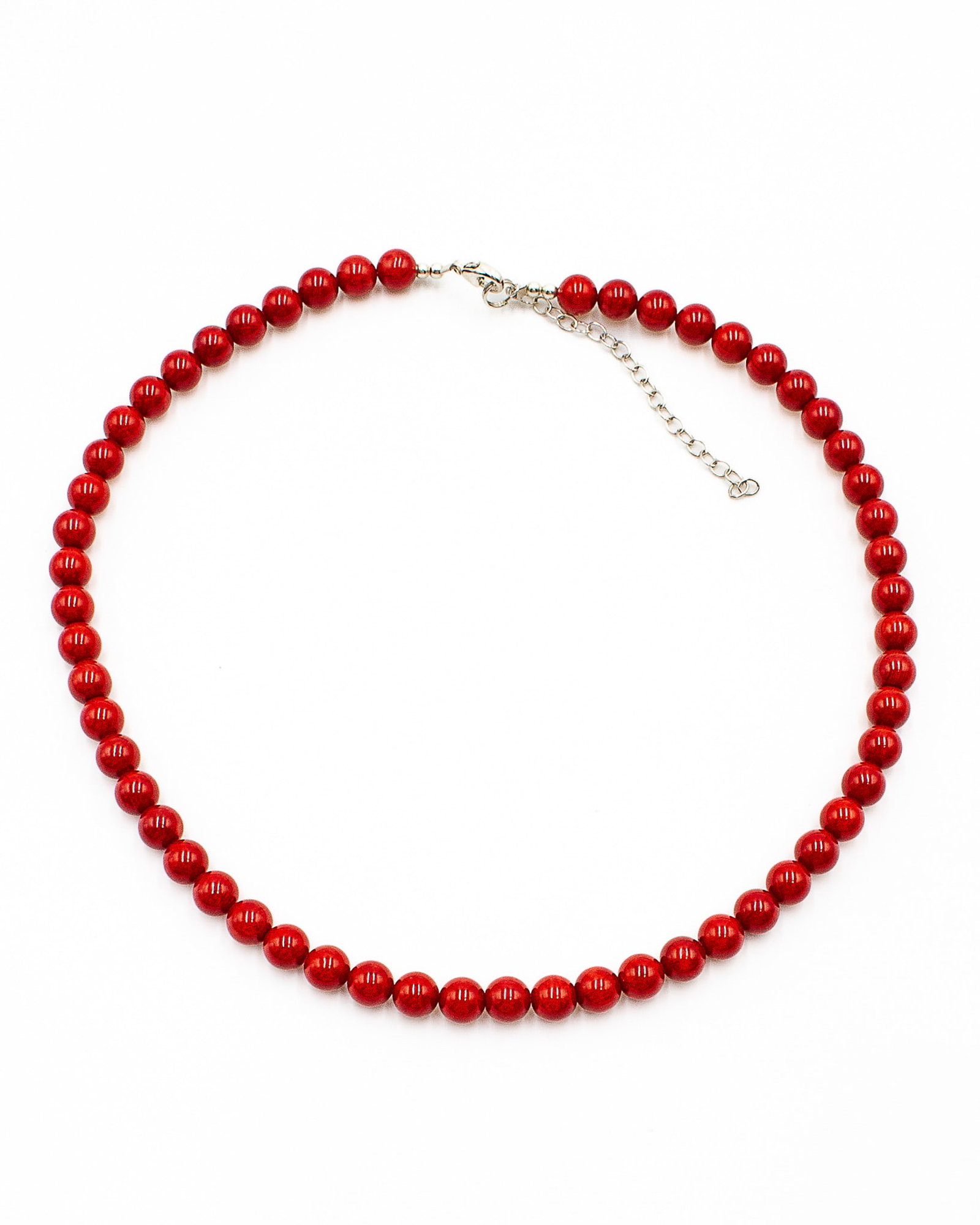 Lee Sands Coral Sterling Necklace (1 of 7)