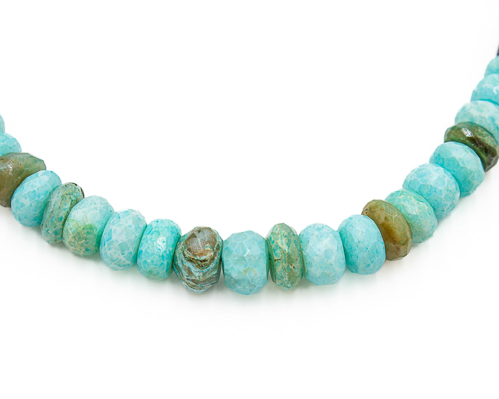 Jay King Mine Finds Turquoise Quartz Sterling Necklace (1 of 6)