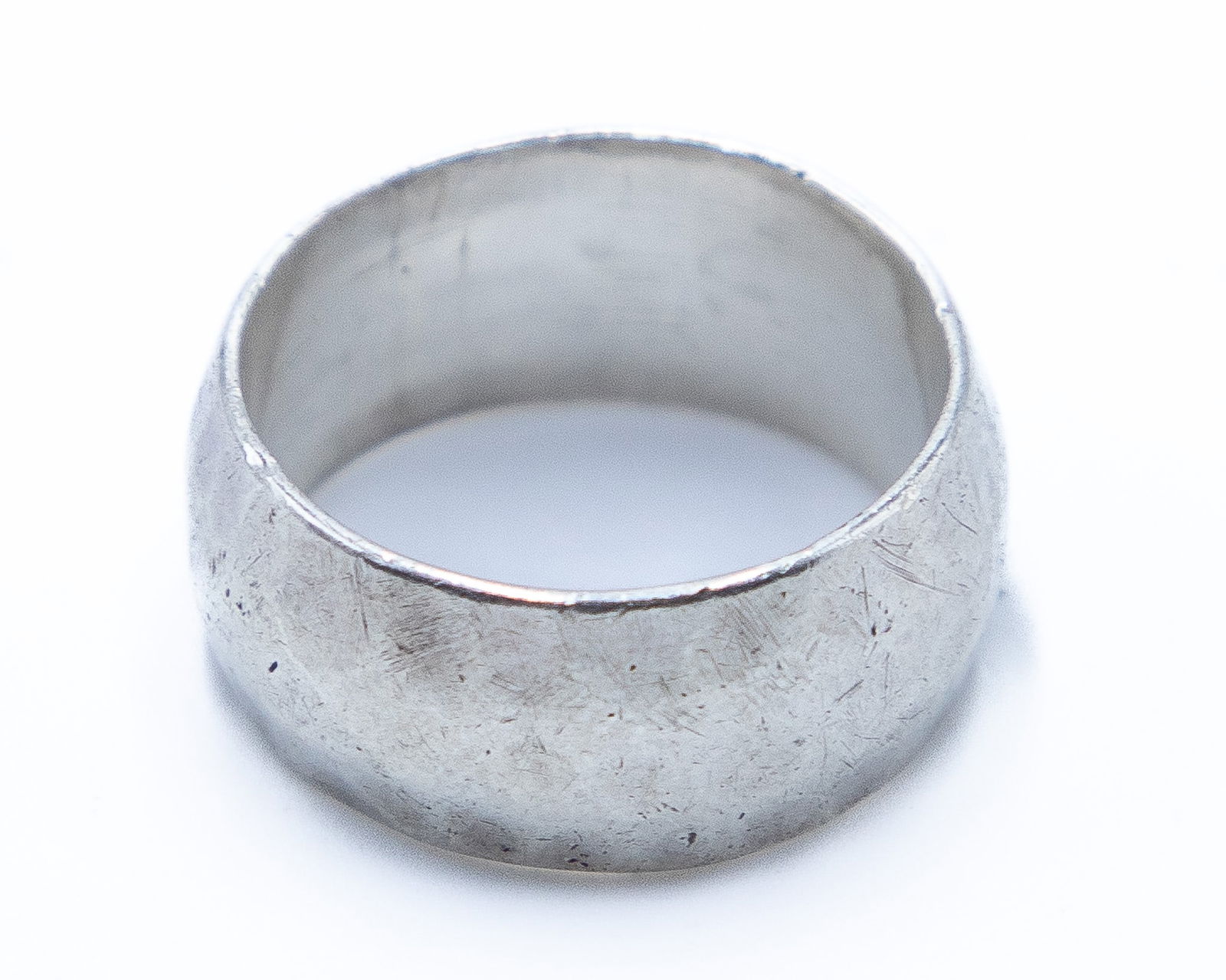 Signed MWS Vintage Mexico Sterling Ring Sz. 8.75 (1 of 6)