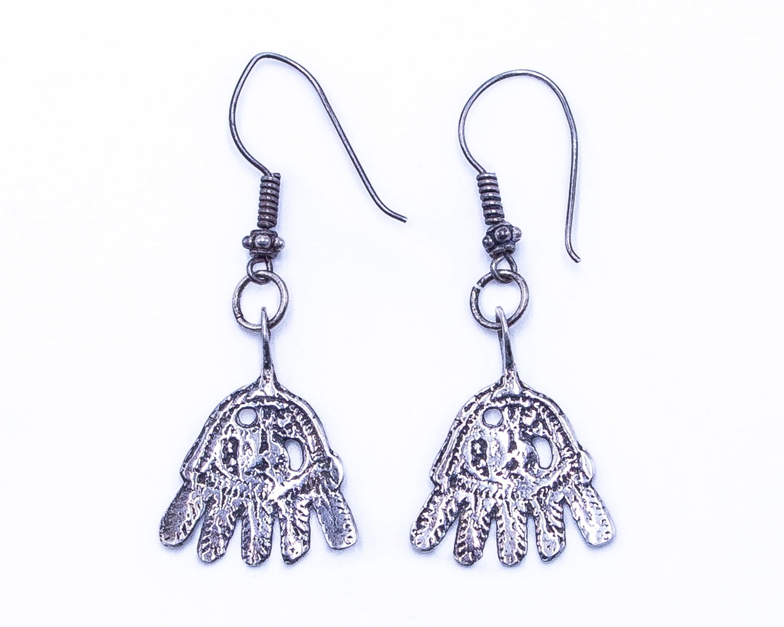 Bell Trading Post Sterling Feather Dangle Earrings (1 of 4)