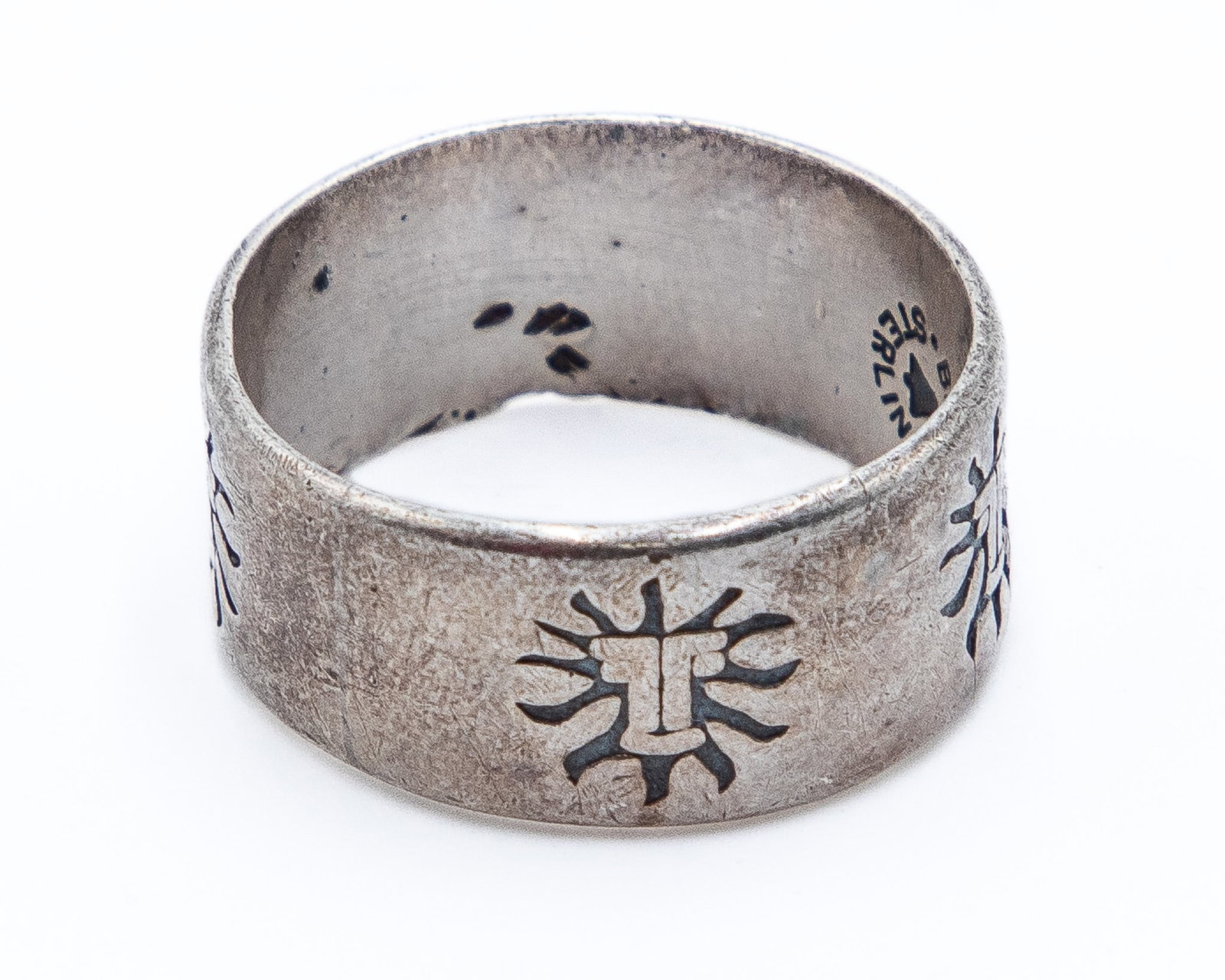 Bell Trading Post Sterling Ring Sz 9: Bell Trading Post Sterling Ring Sz 9, 6.5g