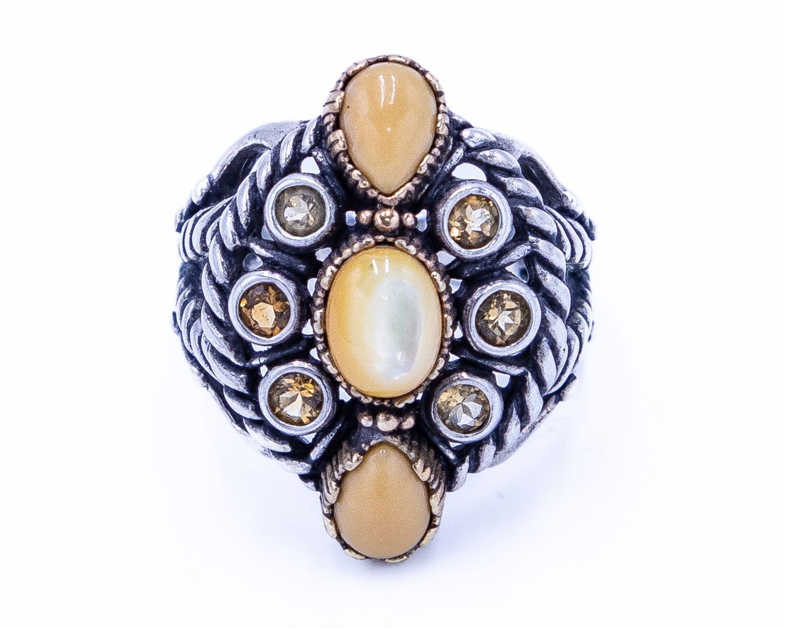Relios Carolyn Pollack Sterling Ring Sz 9.5 (1 of 6)