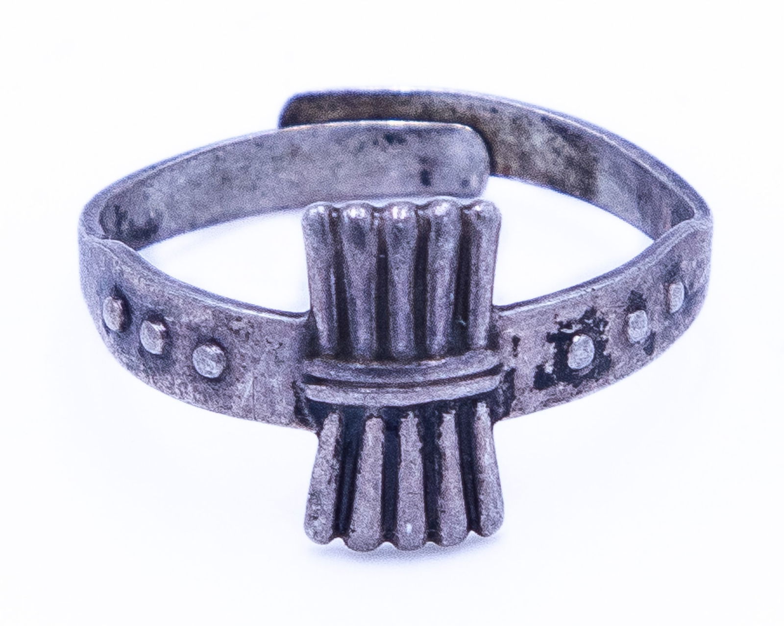 Wayne Etsitty Navajo Sterling Adjustable Ring (1 of 6)