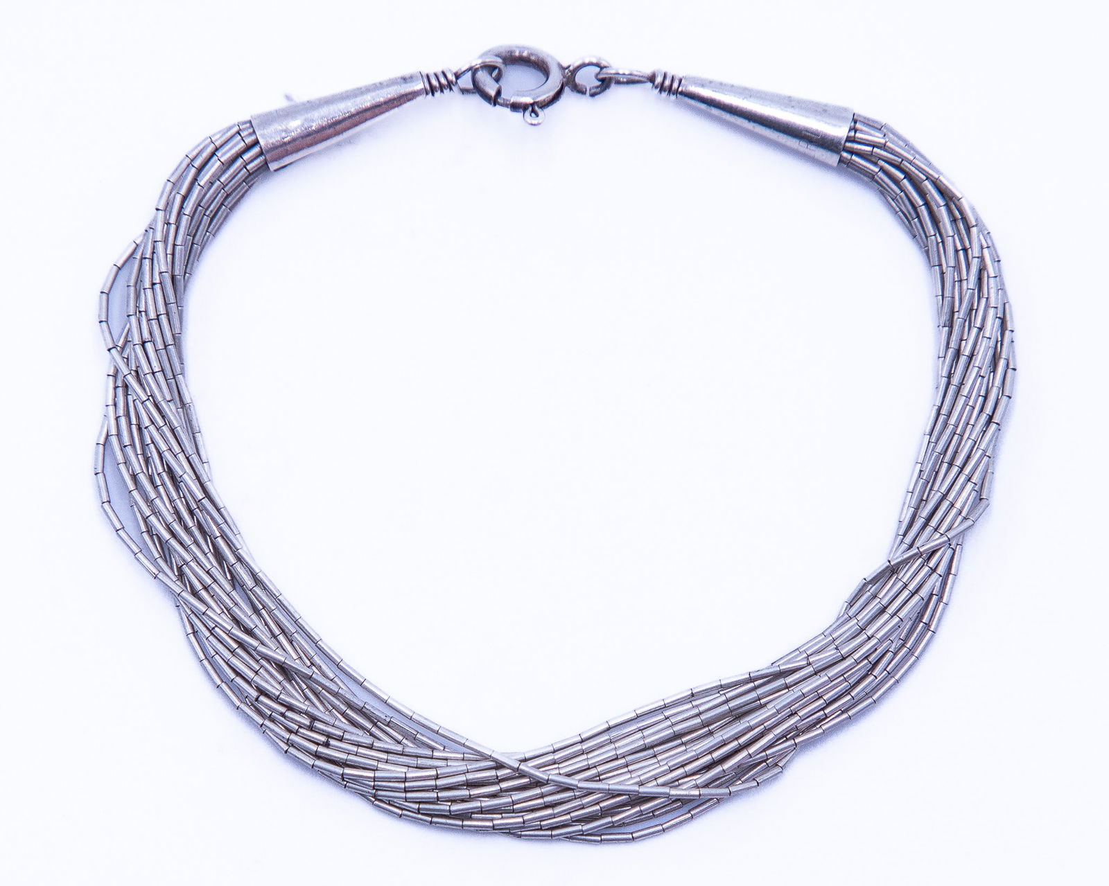 Native American Liquid Sterling Silver Bracelet (1 of 5)