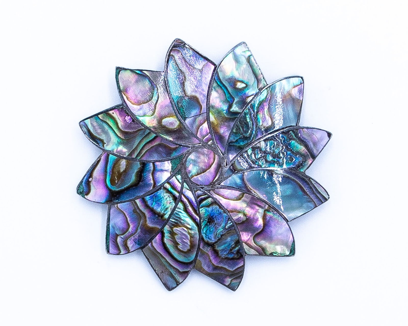 Signed JOSENS Taxco Mexico Sterling Brooch Pendant (1 of 4)