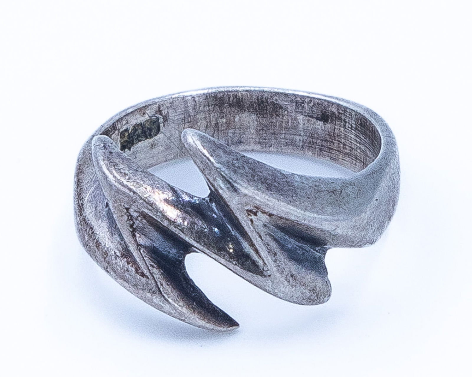 Signed TA-61 Taxco Mexico Sterling Ring Sz 8.25 (1 of 7)