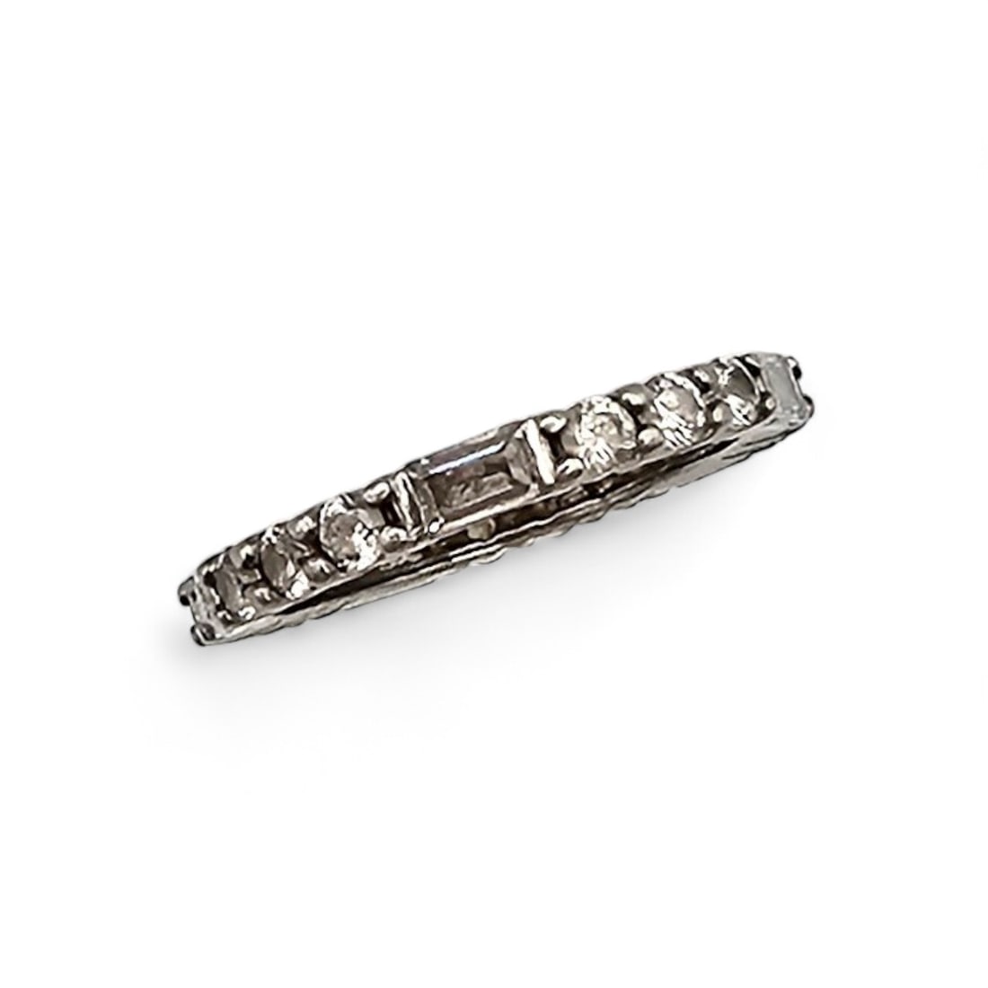 CN Rhinestone Sterling Silver Cocktail Ring Size 6.75 2.8 G G: CN Rhinestone Sterling Silver Cocktail Ring Size 6.75 2.8 G G