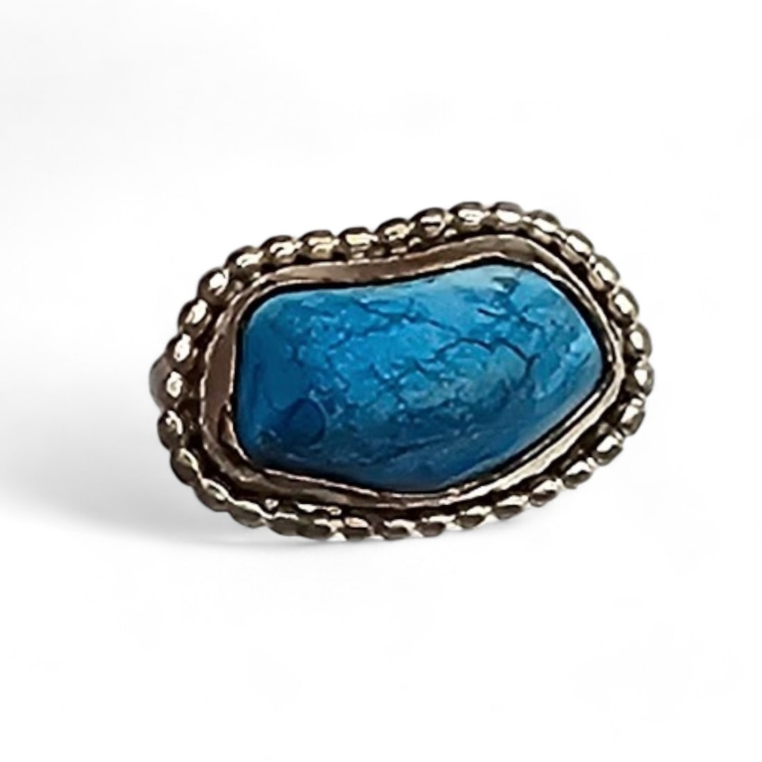Turquoise Sterling Silver Ring Size 7 4.5 G: Turquoise Sterling Silver Ring Size 7 4.5 G