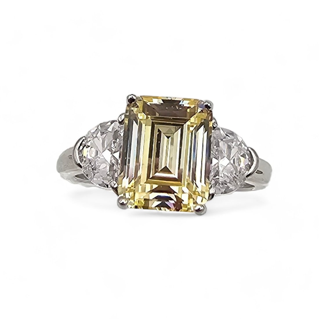 Andradite Sterling Silver Cocktail Ring Size 7.5 4 G Approximately 3 TCW (1 of 5)