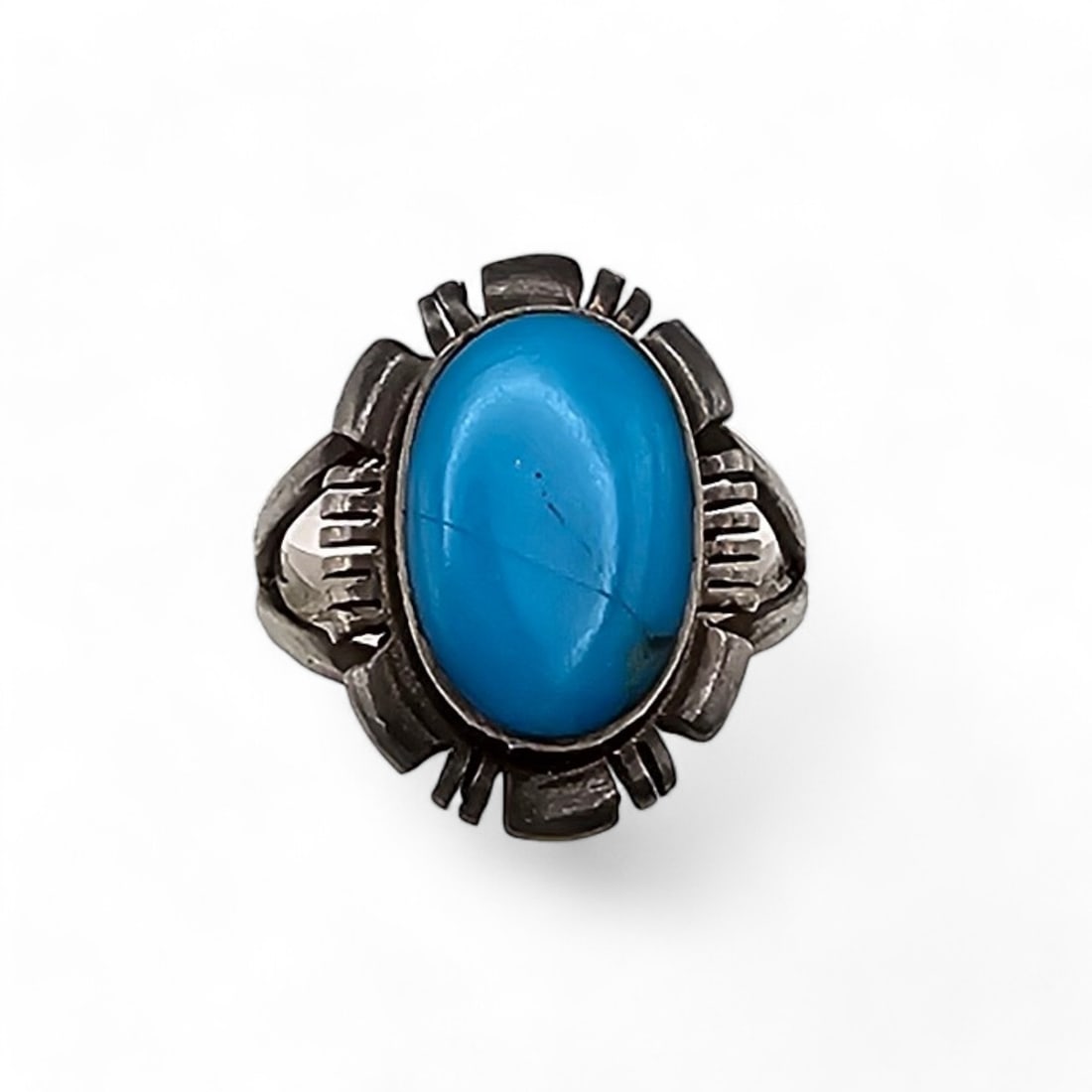 Turquoise Sterling Silver Ring Size 5.75 4 G: Turquoise Sterling Silver Ring Size 5.75 4 G