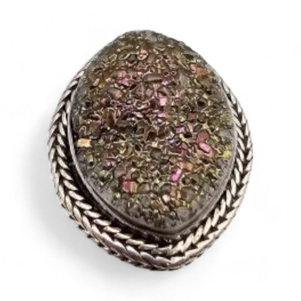 "NB Nicky Butler" Geod Sterling Silver Ring Sz. 6.5 10.4 g (1 of 5)