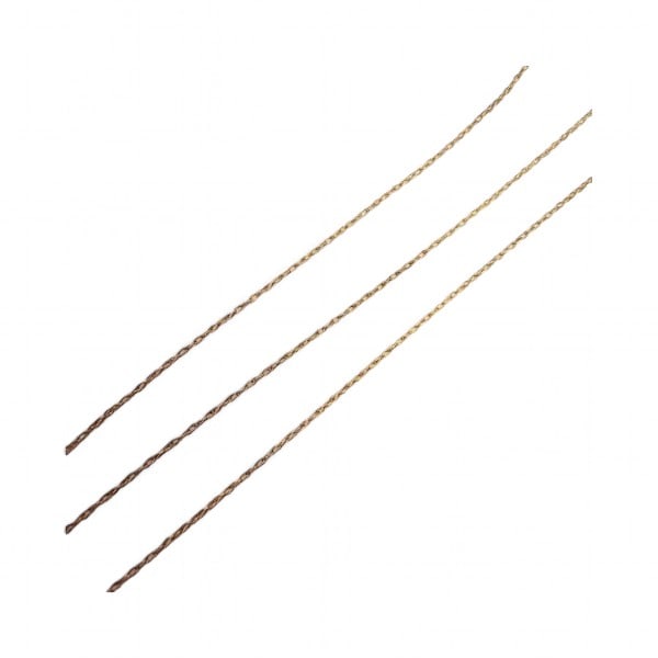 10K Gold Cable Chain Necklace 0.4 G (1 of 2)