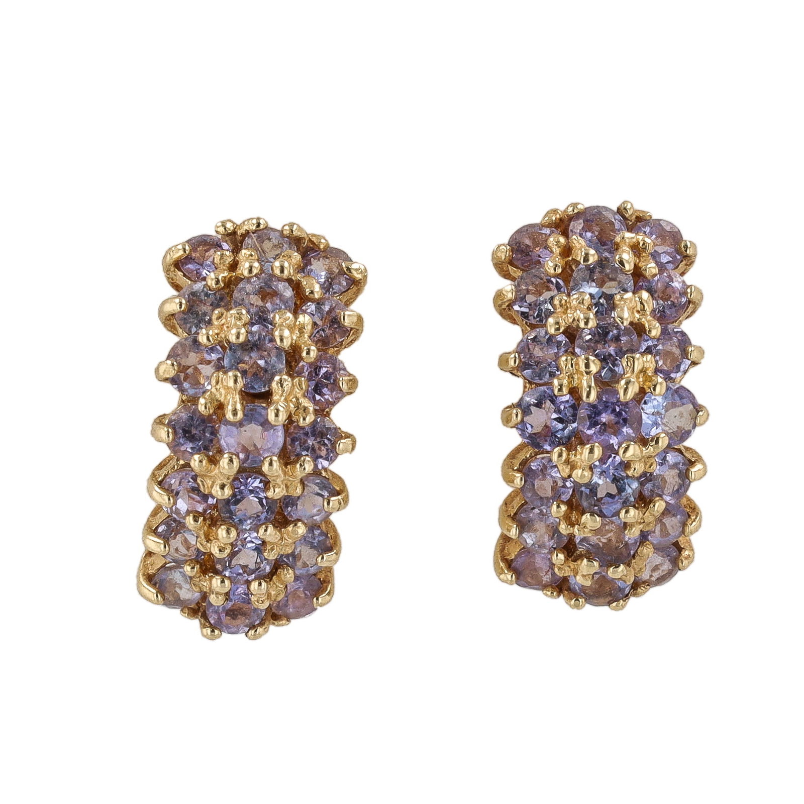 Signed FMC Tourmaline 14K Gold Earrings (1 of 4)