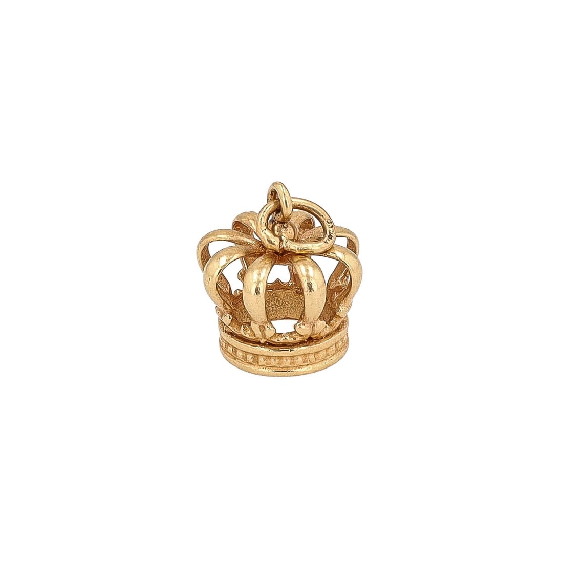 14K Gold Crown Charm (1 of 5)
