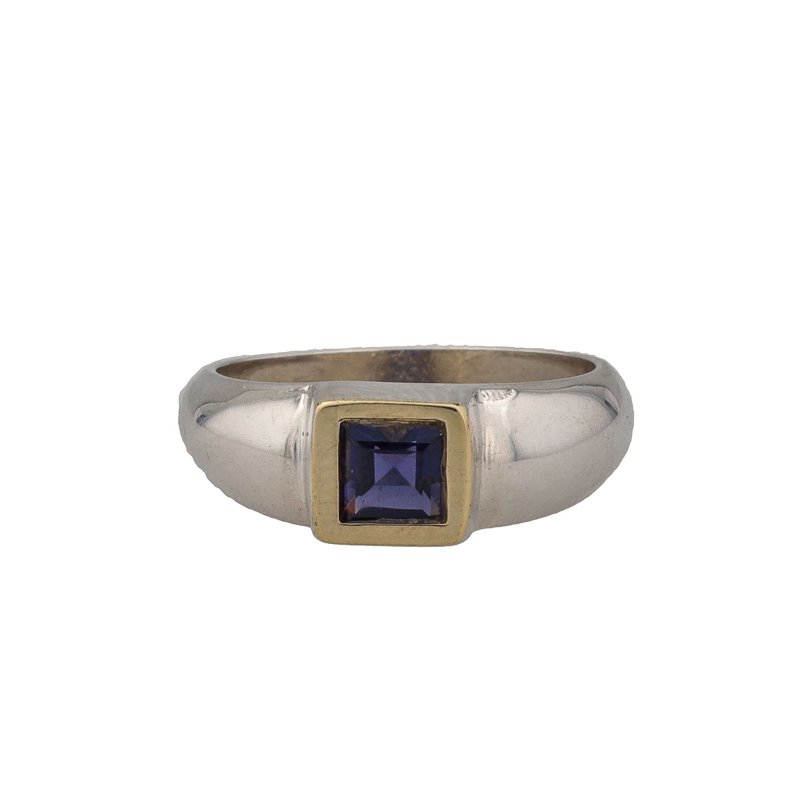 Lolite 18K Gold Sterling Silver Cocktail Ring Sz. 6.75 (1 of 7)