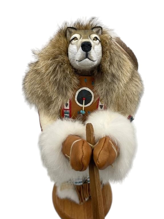 Rare Kevin Gadomski Native American Ojibway Bear Manitou Totem (1 of 10)