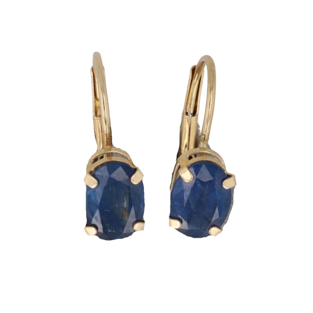 RGE Sapphire 14K Gold Dangle Earrings (1 of 4)