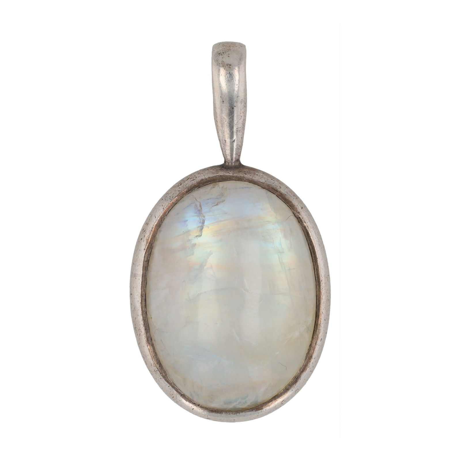 Sterling Rainbow Moonstone Pendant (1 of 2)
