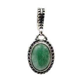 Carolyn Pollack Relios Sterling Jade? Pendant 5.9g