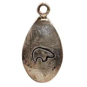 Vintage Yosemite Tribe? Handmade Sterling Bear Pendant 1.9g