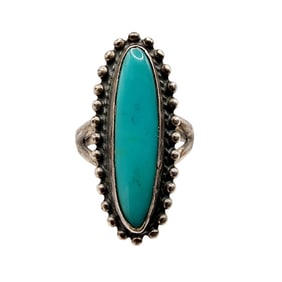 Maisels Trading Post Turquoise Ring Sz 5.25 4.4g