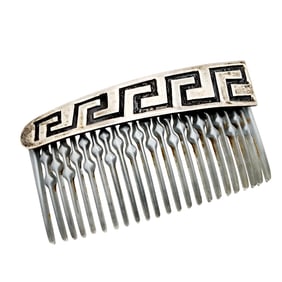 Vintage Hopi Overlay Hair Comb 12.7g