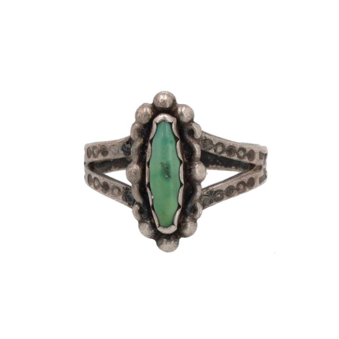 Maisels Trading Post Turquoise Sterling Ring Sz. 6.25 (1 of 5)