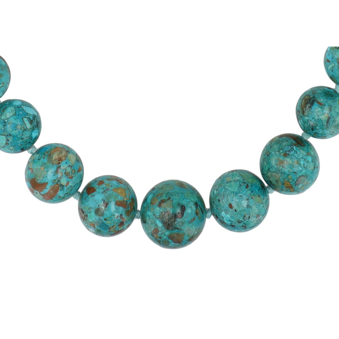 IL Turquoise Graduated Bead Necklace (1 of 6)