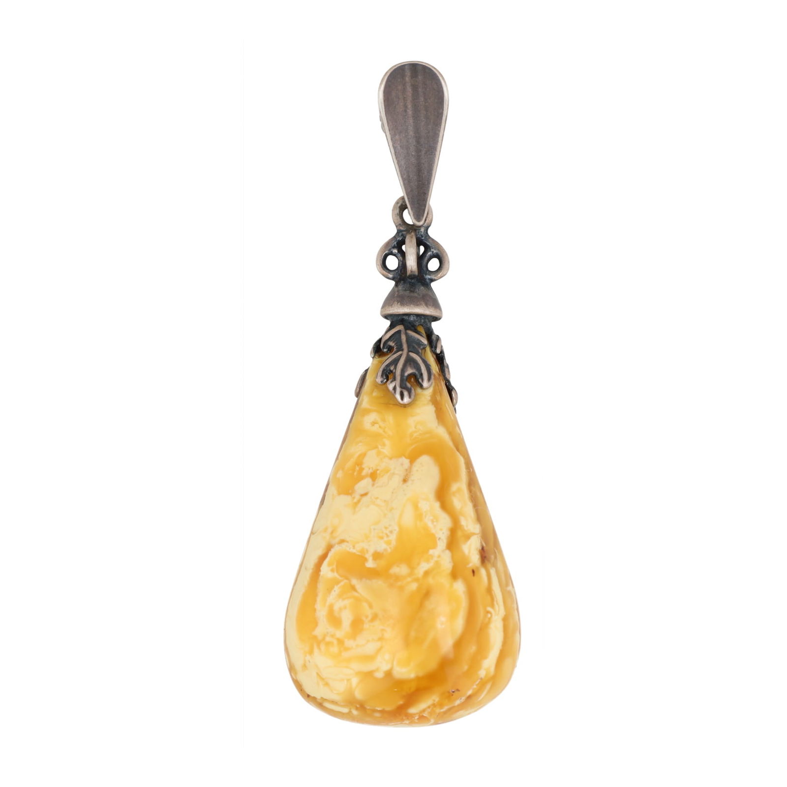 JP Butterscotch Amber Sterling Pendant (1 of 4)