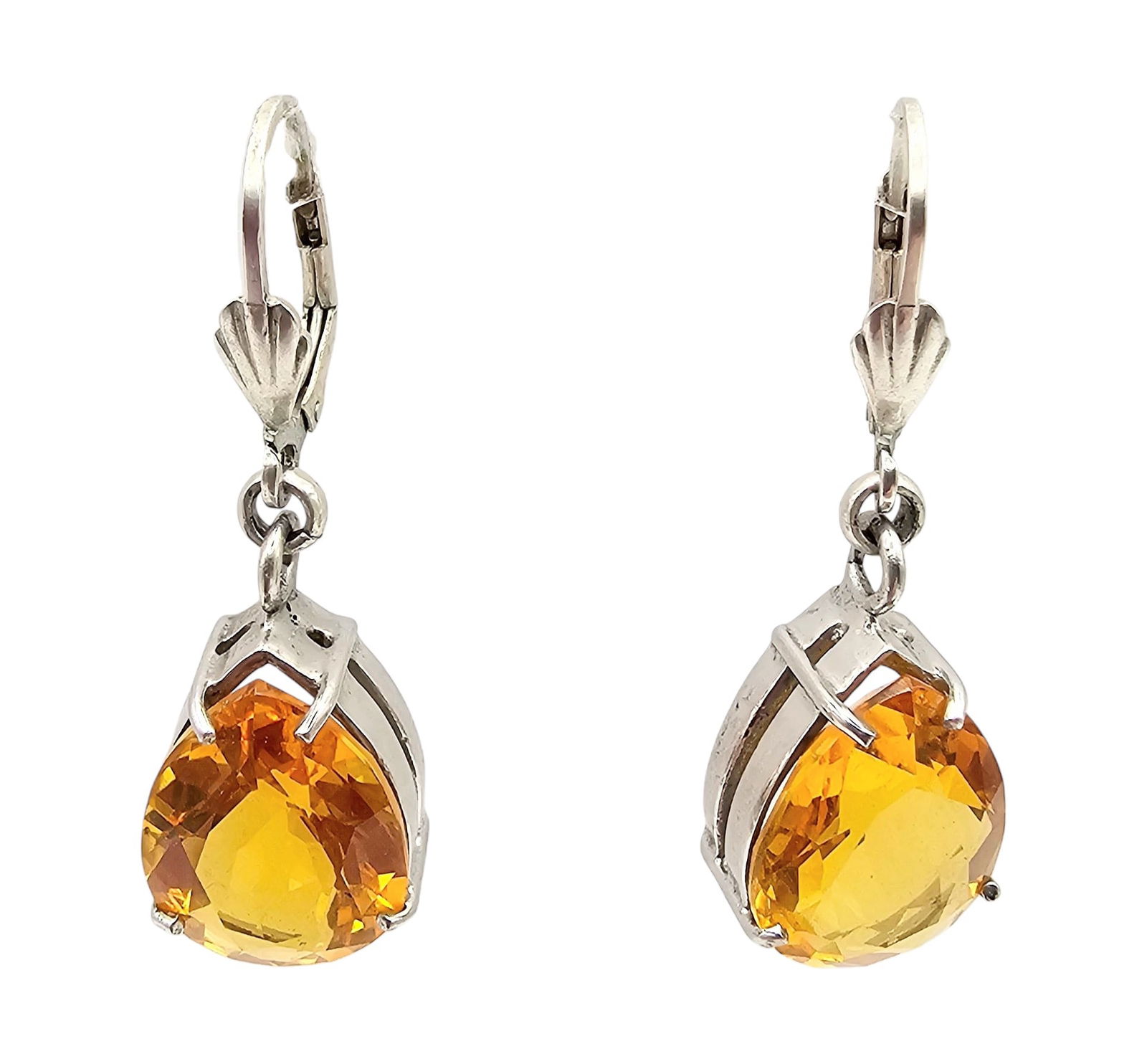 Gemstone Sterling Silver Drop Dangle Earrings 9 G (1 of 3)