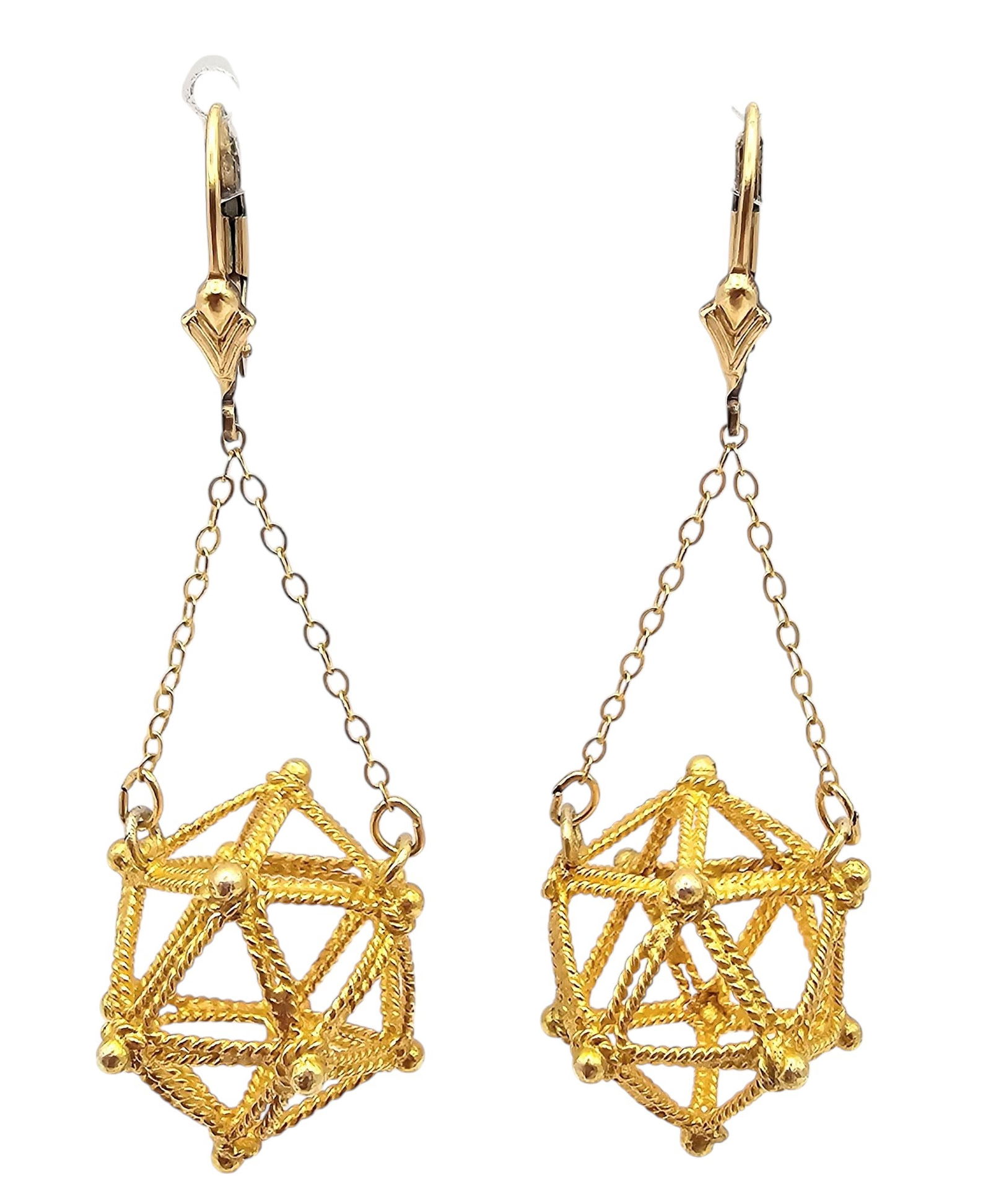 Open Work Geometric Drop Earrings Islamic Recreation Metropolitan Museum Of Art (1 of 3)