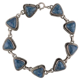 Silver Star Jewelry Shop Lapis Lazuli Sterling Bracelet