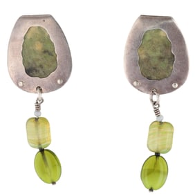 Submarine Paperworks Sterling Dangle Earrings