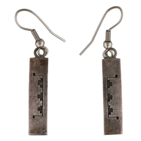 Scott Skeets Navajo Sterling Earrings