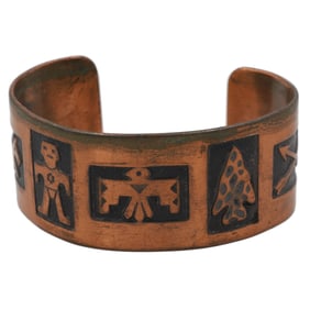 Bell Trading Post Solid Copper Cuff Bracelet