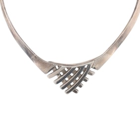 Los Ballesteros Taxco Mexico Sterling Collar Necklace