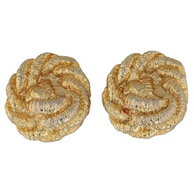 Norma Jean Costume Gold Tone Vintage Power Clips