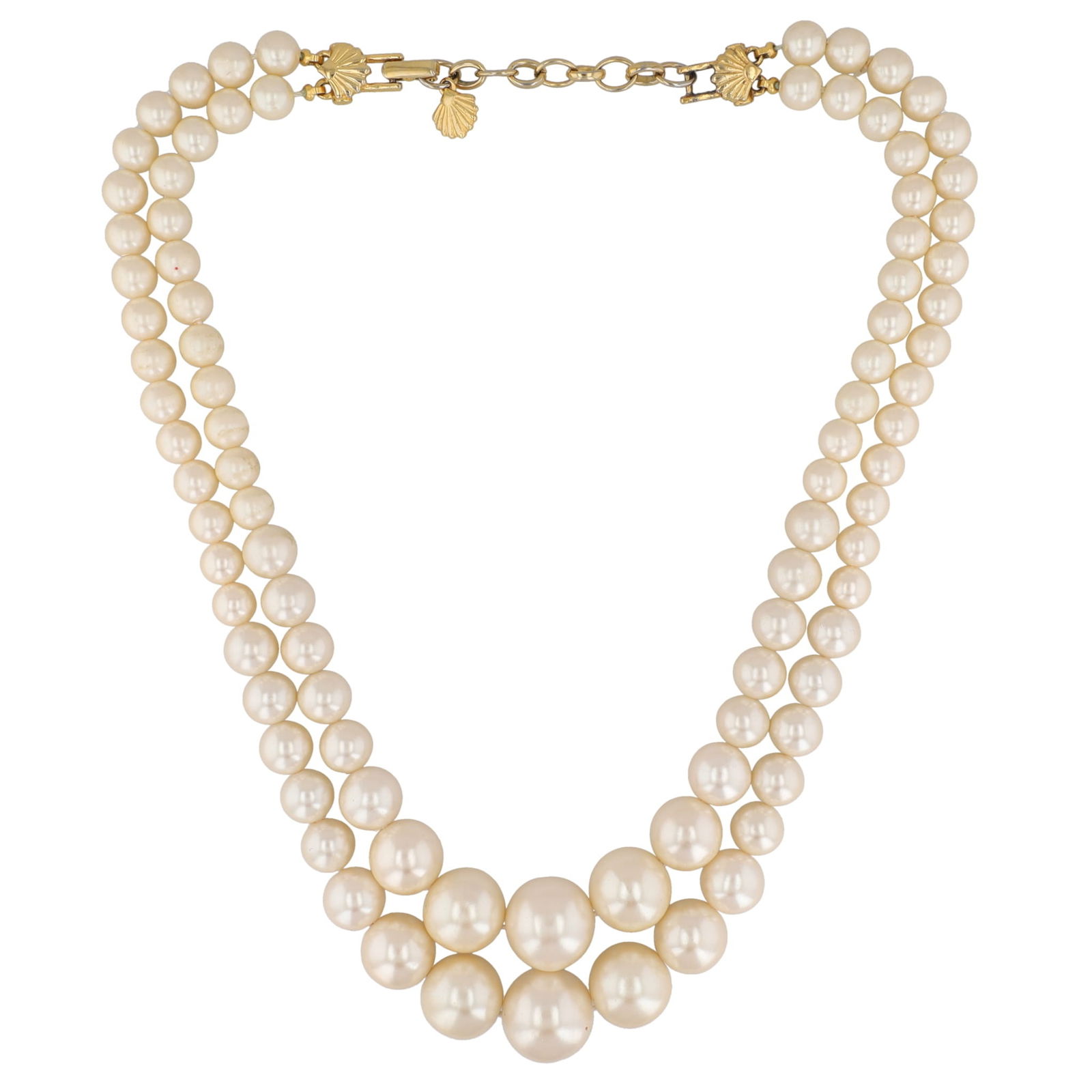 Vintage Signed Richelieu Costume Pearl Necklace (1 of 6)