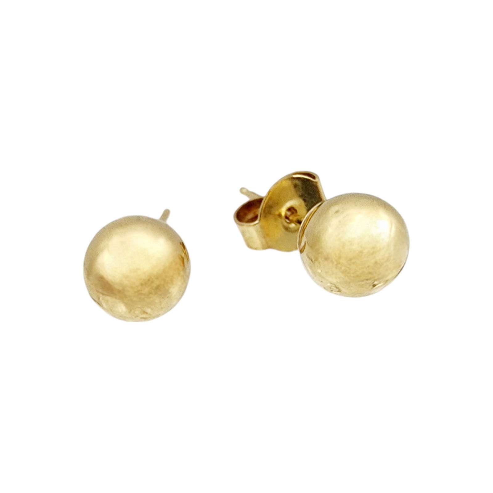 18k Gold Ball Stud Earrings (1 of 6)