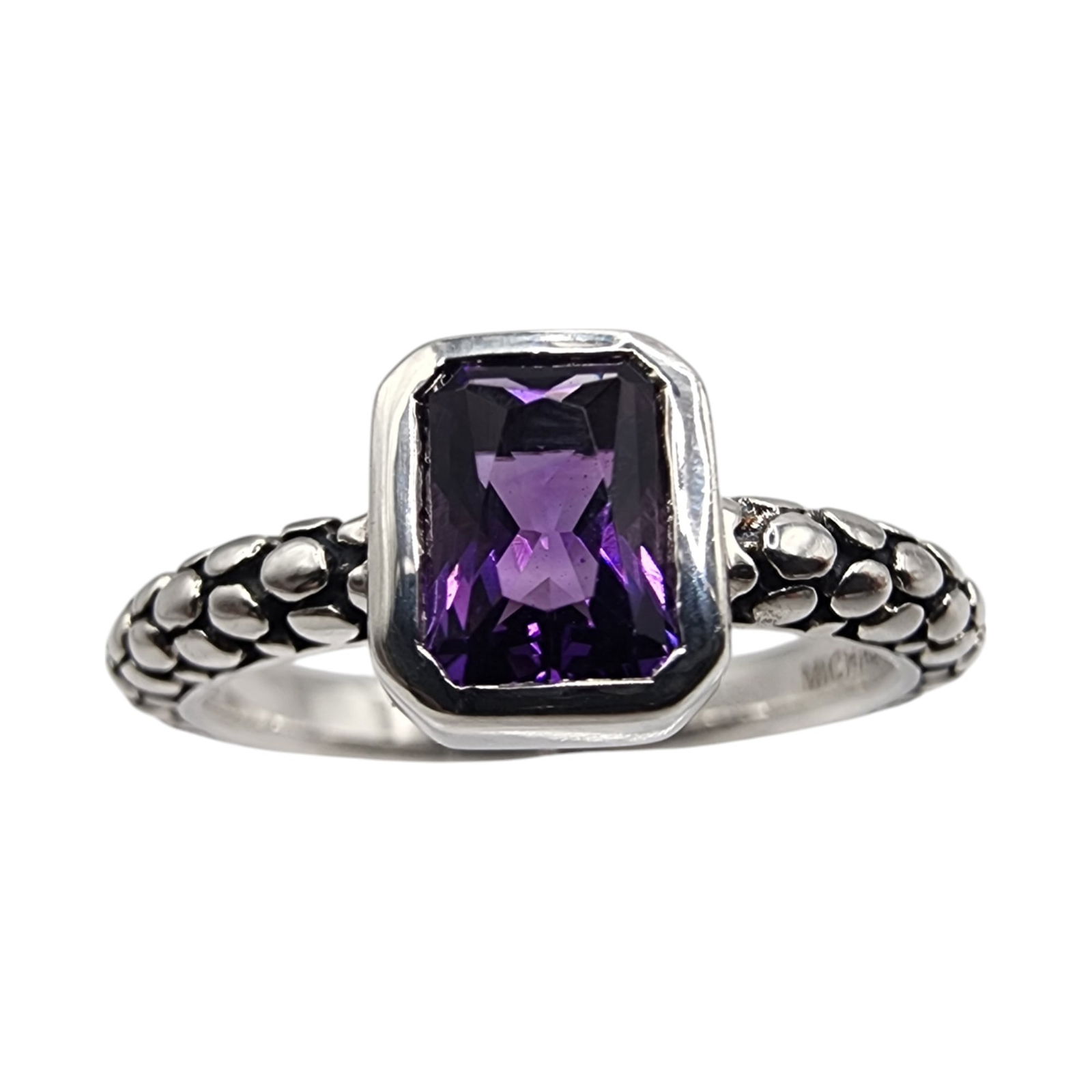 Michael Dawkins Sterling Amethyst Ring Sz 8 (1 of 5)