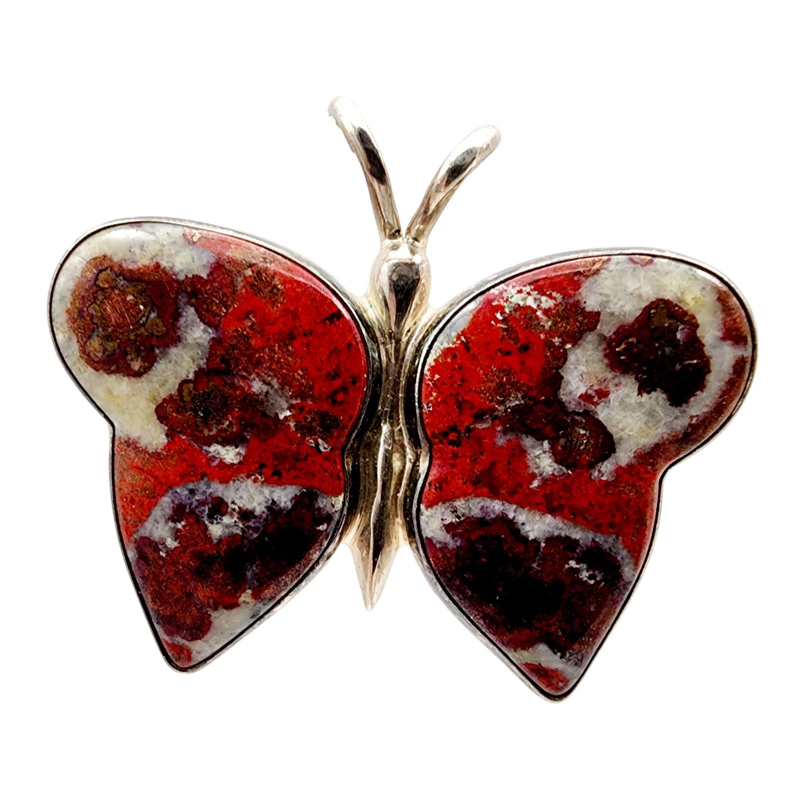 Czar Sterling Jasper Butterfly Pendant: Czar Sterling Jasper Butterfly Pendant 34.8g