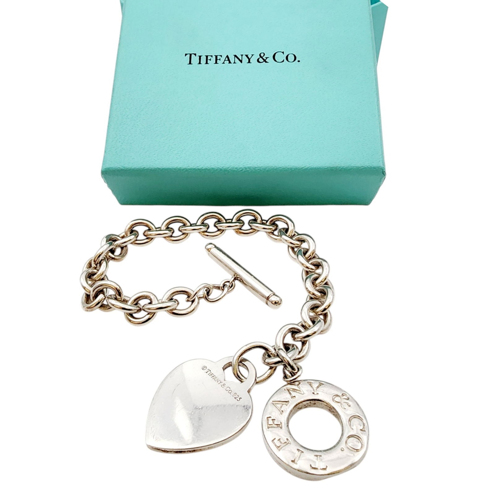 Tiffany & Co. Sterling Heart Tag Toggle Bracelet (1 of 7)