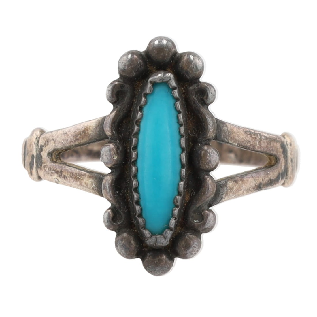 Bell Trading Post Turquoise Ring Sz. 6.25 (1 of 6)