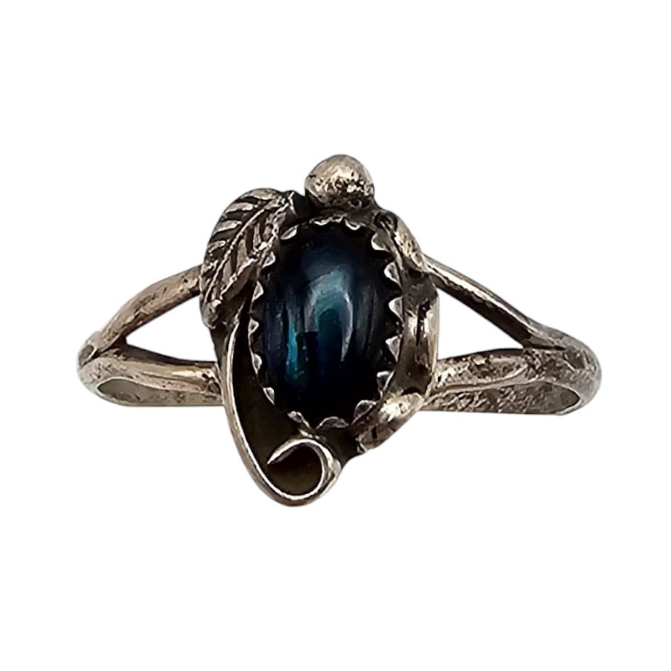 Navajo Abalone Sterling Silver Ring Size 9.25 1.7 G (1 of 4)