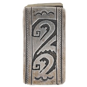 Thomas Singer Navajo Sterling Overlay Money Clip