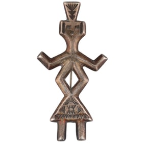 Felix Joe Navajo Sterling Yei Figure Brooch