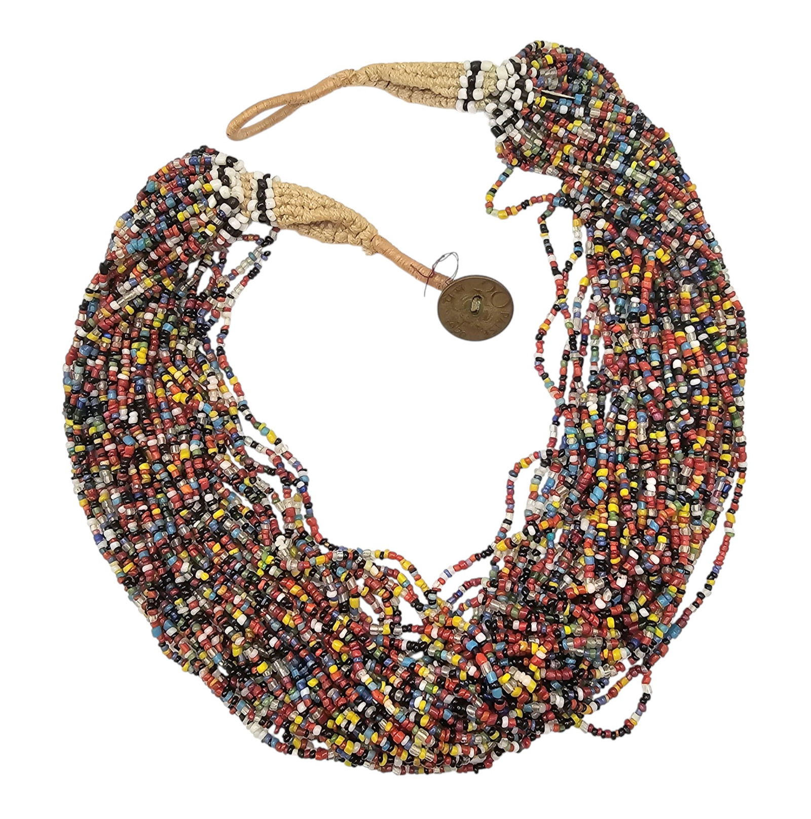 Vintage Multi Strand Micro Bead Necklace (1 of 3)